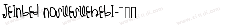 Jeinbed NosueSueHebi字体转换